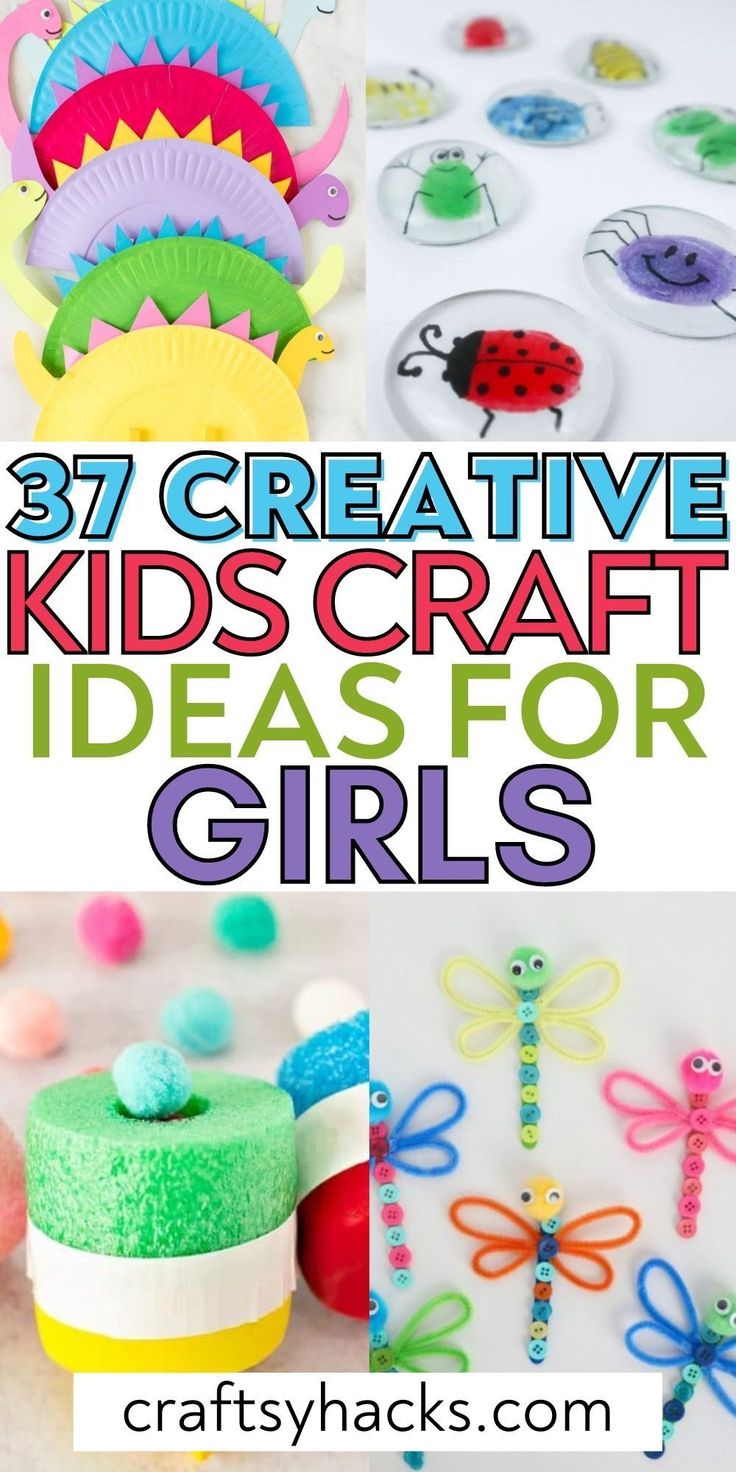 37 Cute Crafts for Girls You Must Try | Crafts for girls, Creative kids ...