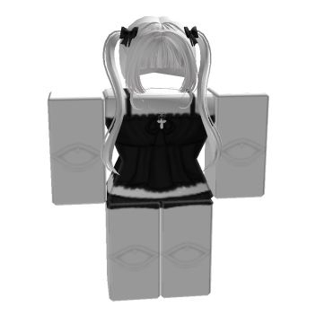 Black and White Dress Avatar Inspo | Roblox