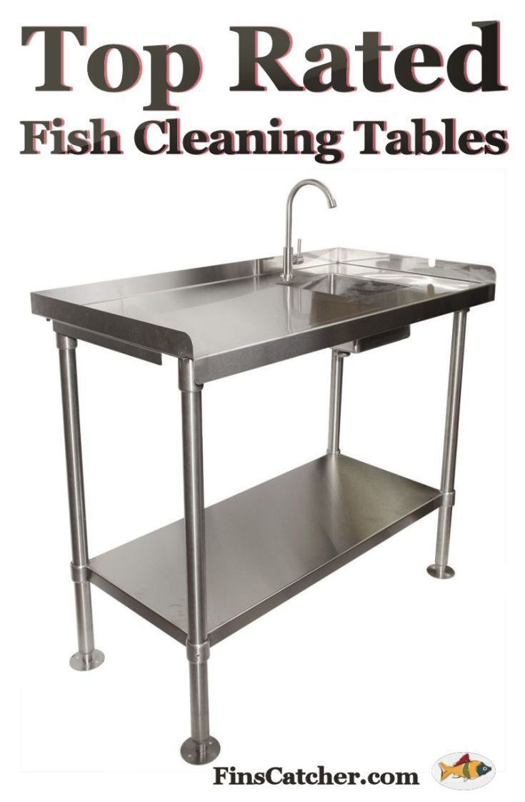 the top rated fish cleaning tables with stainless steel legs and undershel for sale