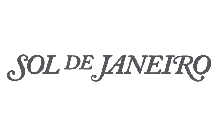 the word sole de janero written in black on a white background