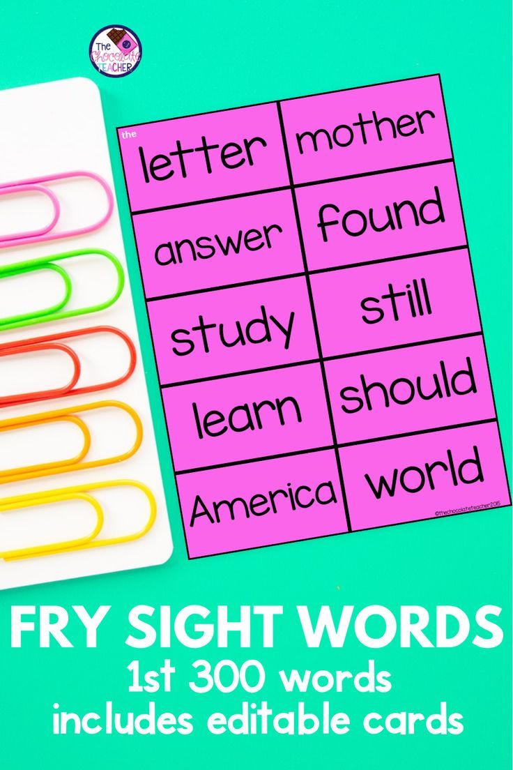 Fry Sight Words High Frequency Words Fluency Flashcards - Word Wall ...