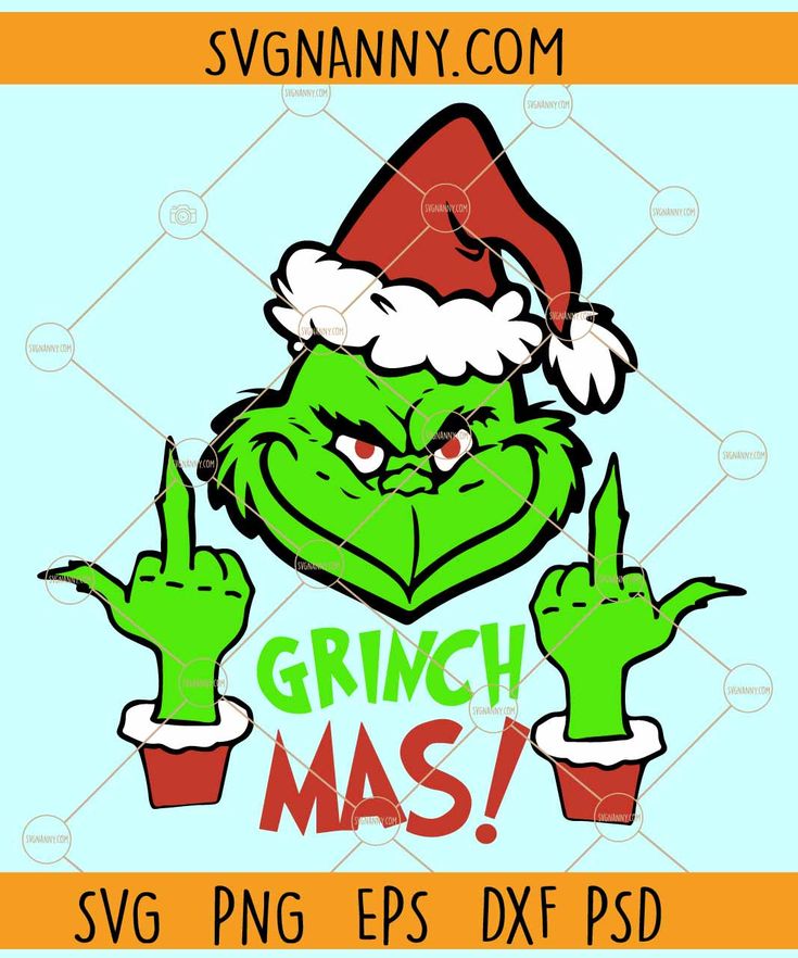 the grinch mas svg file is shown