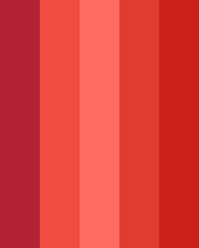 Only Christmas Reds | Red color schemes, Color palette design, Red ...