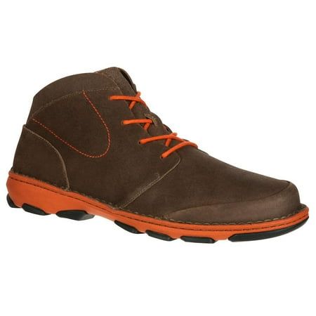 Rocky Outdoor Boots Mens Cruiser Casual Chukka Leather Brown RKS0207Mens Rocky Outdoor Footwear: If you want a men's chukka boot that's both comfortable and casual, here it is. It's the Rocky Cruiser Casual Chukka. This soft full-grain leather shoe has a rugged, deconstructed design that gives it versatility. Dress it up or down. Bright orange pops on the midsole and laces, yet the traditional style and high quality keep the shoe classy, not wild. This casual shoe is durable and well-made wit... Brown Chukka Boots, Mens Chukkas, Leather Chukka Boots, Chukka Boots Men, Boots Mens, Outdoor Boots, Brown Shoe, Suede Boots, Brown Boots