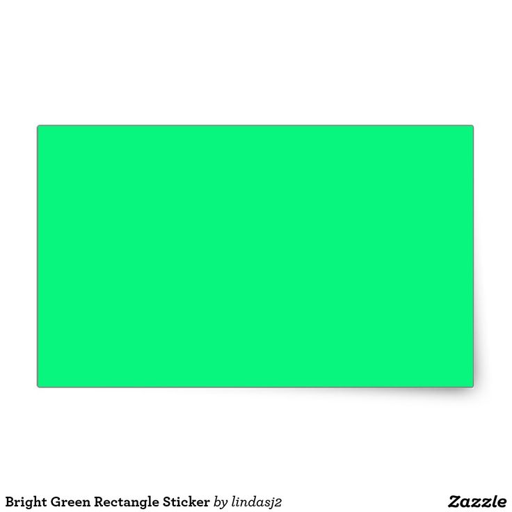 bright green rectangle sticker by indacale