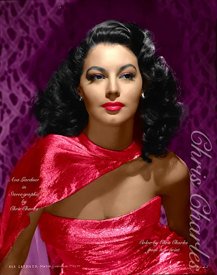 a painting of a woman wearing a red dress with her hair in a half - up style