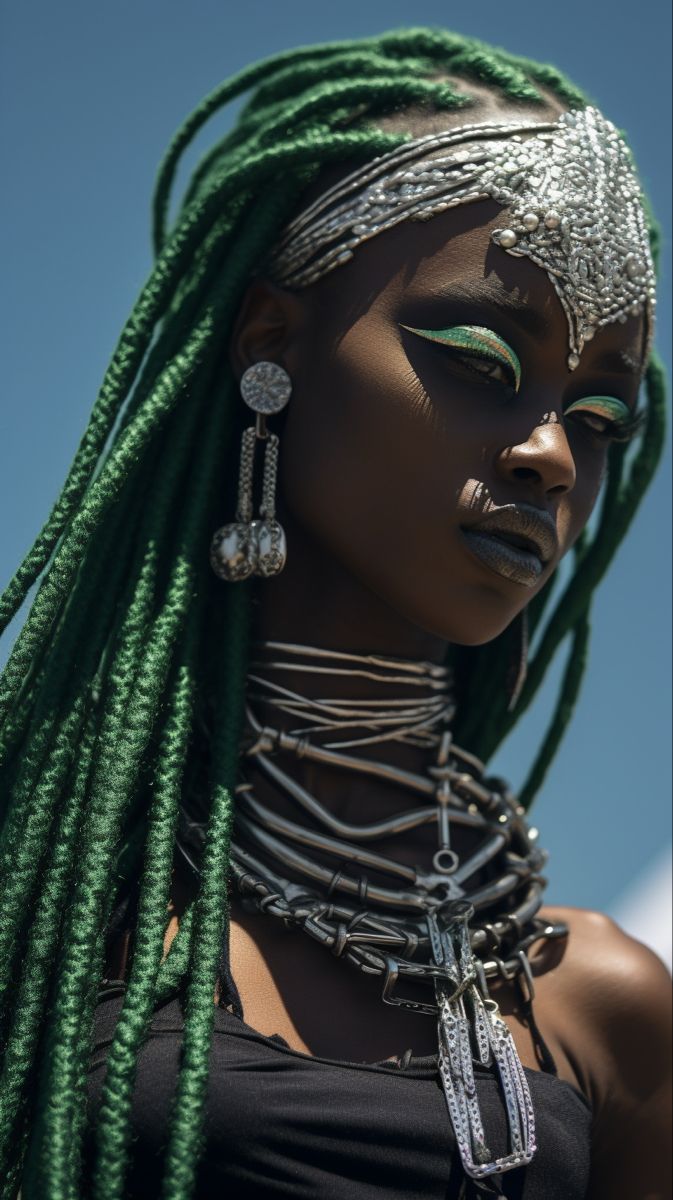 Burning Man Girls | Short bleached hair, Trendy hair color, Afro hair art