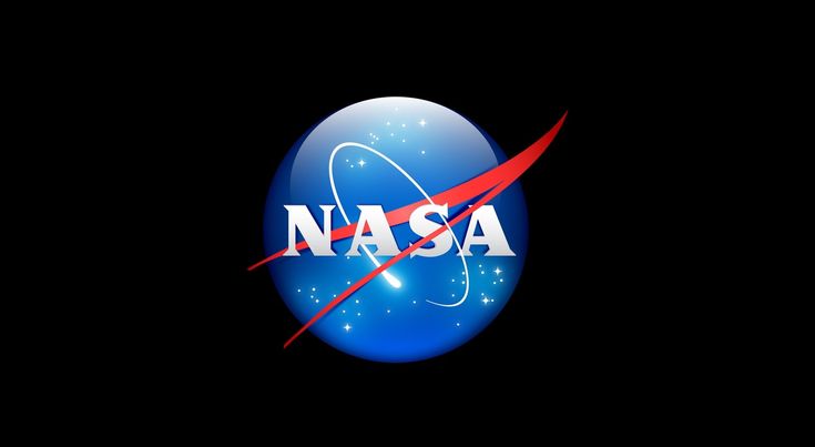 the nasa logo is shown on a computer screen