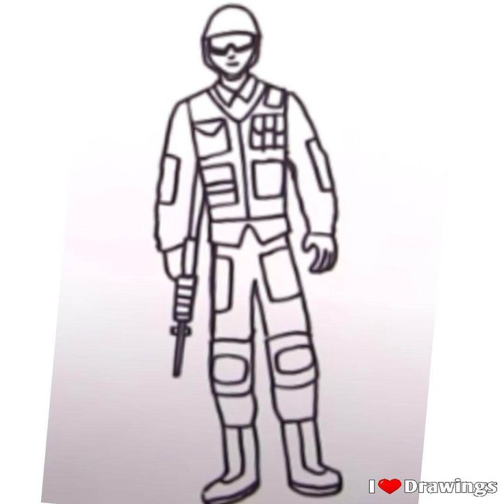 Soldier Drawing Easy, Draw Soldier, Drawing Easy Step By Step, Soldier Drawing, Art For Kids Hub, Drawing Step By Step, Drawing Step, Some Body, A Soldier