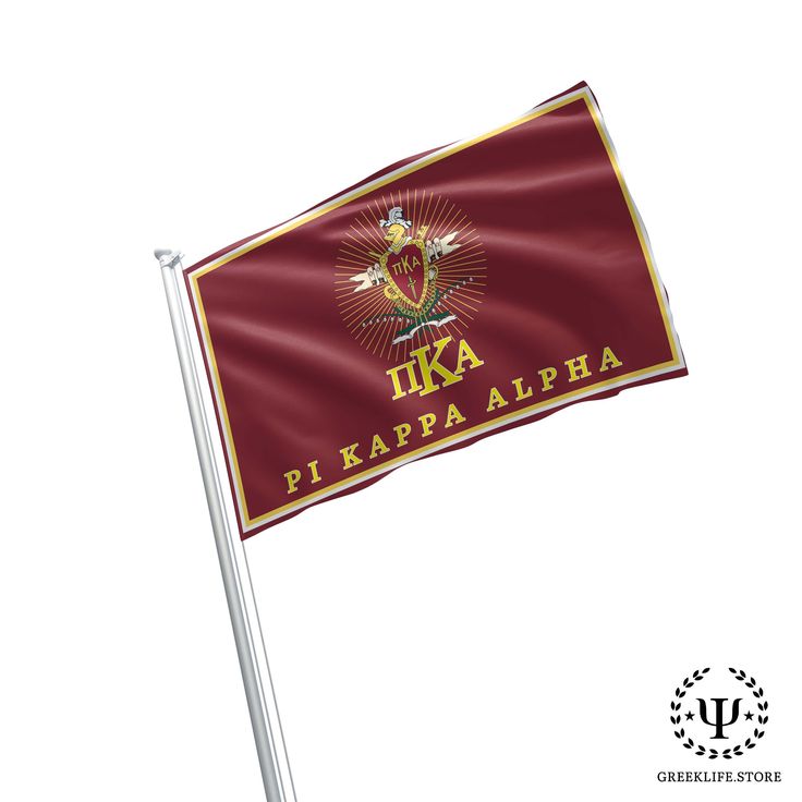 Pi Kappa Alpha Flags and Banners - greeklife.store Pi Kappa Alpha, Best Flags, Brothers And Sisters, Flag Banner, Fraternity, Sorority, Bright Colors, Banners, Flag