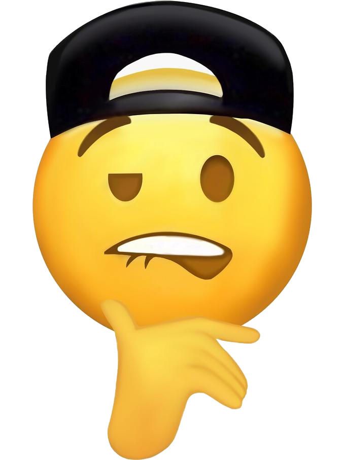 a yellow emoticure with a black hat on it's head and eyes