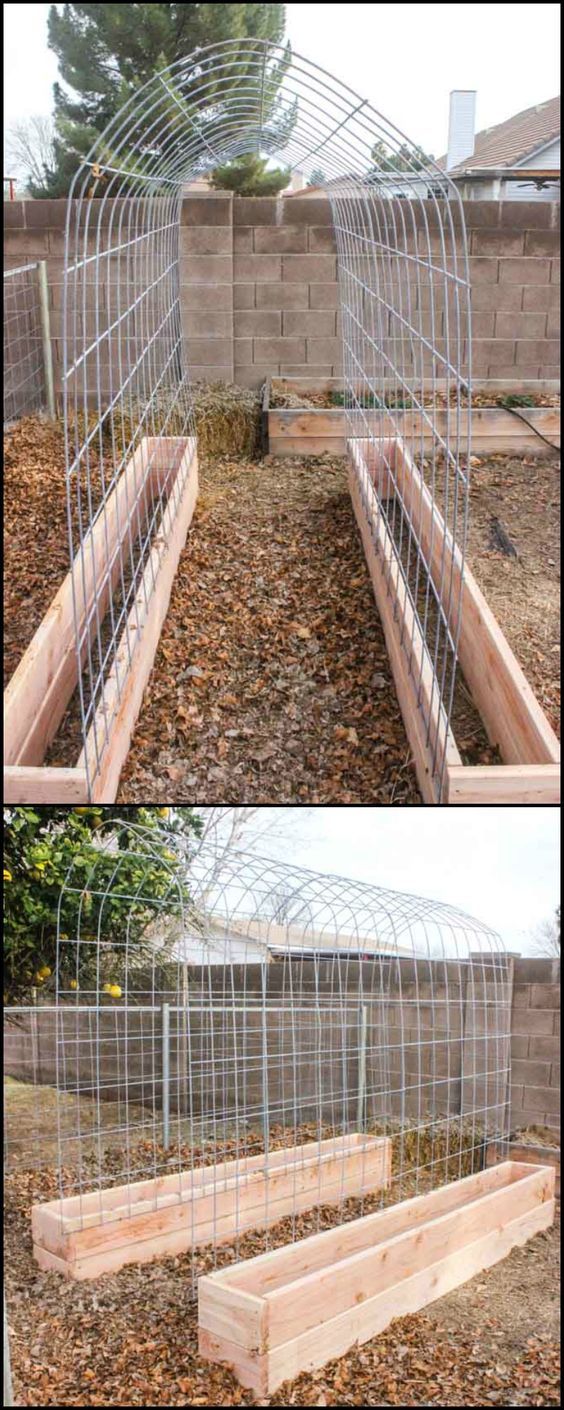 the garden is being built and ready to be used as a planter for plants