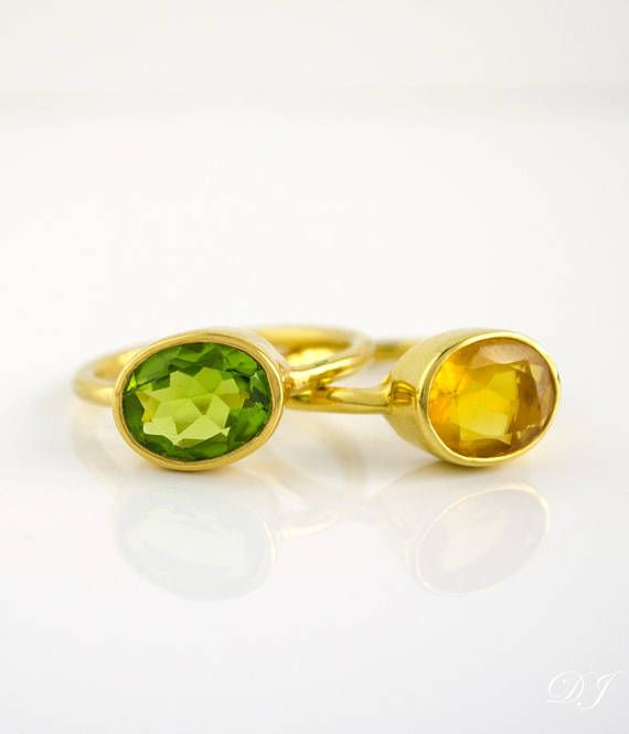 Stacking ring set, lisa eldridge rings, Citrine and Peridot oval gemstone ring set, August Birthstone ring November stone rings set #daniquejewelry Yellow Oval Birthstone Ring, Modern Green Oval Rings, Oval Stackable Gemstones For Gifts, Green Oval Stackable Rings For May Birthstone, Yellow Oval Birthstone Promise Ring, Green Oval Bezel Setting Stackable Rings, Green Oval Gemstone Rings, Oval Green Rings With Stones, Green Oval Rings With Stones