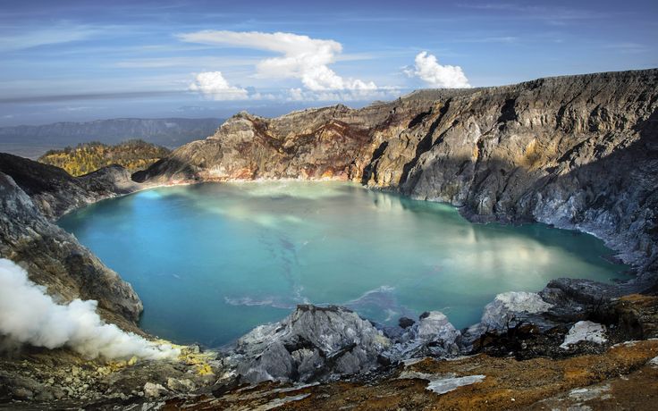 Kawah Ijen Volcano Complex Of East Java Indonesia Is A Group Of Composite Volcanoes In The Banyuwangi Regency Wallpaper Hd 5200×3250 #5K #wallpaper #hdwallpaper #desktop Regency Wallpaper, Composite Volcano, Ijen Volcano, Kawah Ijen, 5k Wallpaper, Hotel Secrets, East Java, Pink Wallpaper Iphone, Morning Sun