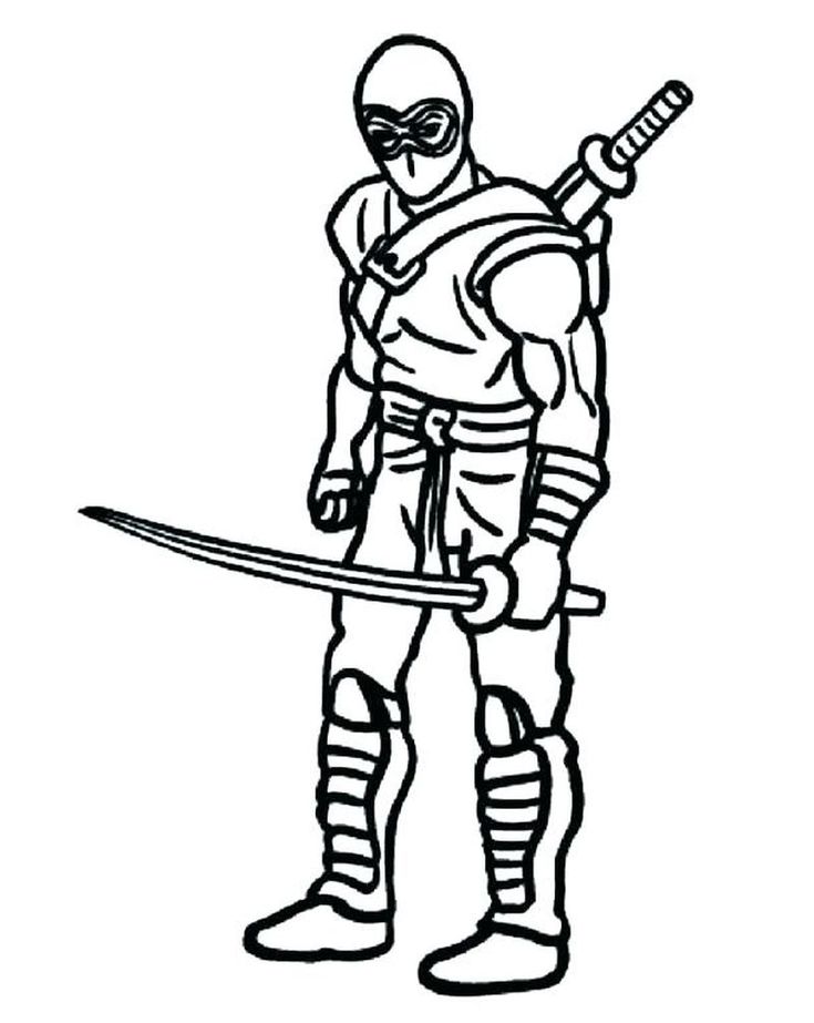 Complete Ninja Coloring Pages PDF For Kids - Coloringfolder.com ...