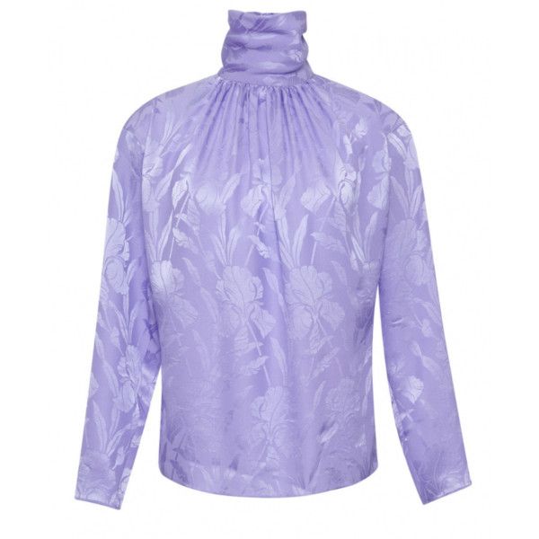 Nina Ricci Purple Silk Jacquard Blouse 360 Liked On Polyvore Featuring Tops Blouses Purple Long Sleeve Blouse Jacquard Blouse Clothes Design Purple Silk [ 600 x 600 Pixel ]