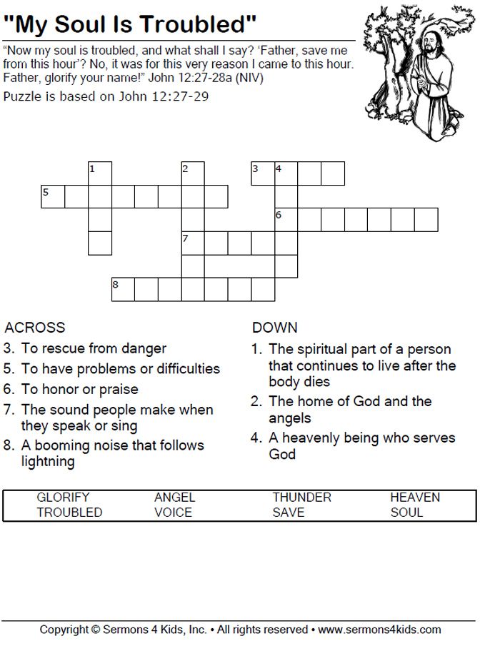 printable bible crossword puzzles with scripture references printable ...