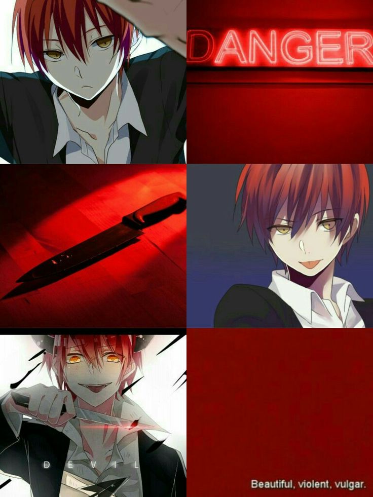 Akabane Karma Assassination Classroom Red Aesthetic Aesthetic Anime Assassination Classroom Blue Exorcist Anime