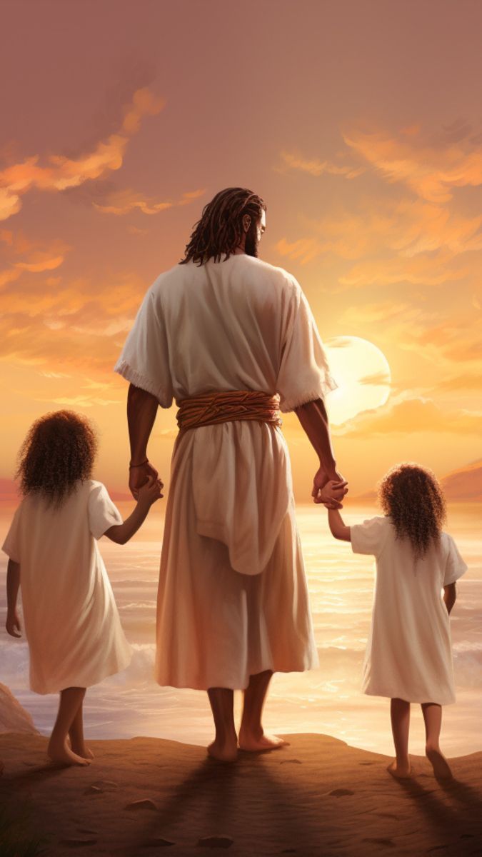 Prodigal Son Art, Jesus Hold My Hand, Jesus Y Yo, Jesus And The Children, Abraham And Lot, Walking Images, Holly Images, Gods Masterpiece, Heaven Pictures