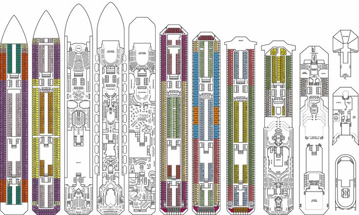 the plan for an aircraft with all its components and parts labeled in purple, green, red