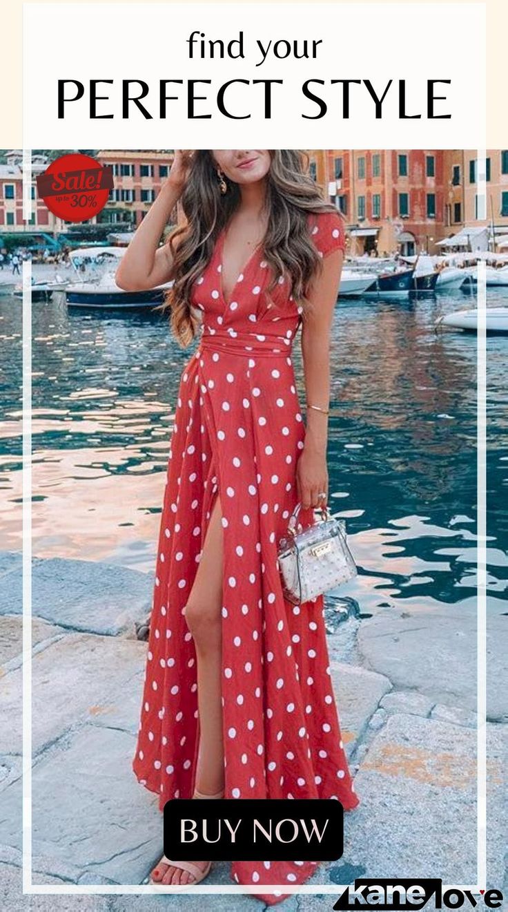 Polka Dot Wrap Maxi Dress Fitted Polka Dot Maxi Dress, Polka Dot Beach Dress For Spring, Spring Polka Dot Beach Dress, Polka Dot Dress For Spring Beach Occasion, Polka Dot Summer Dress With Short Sleeves, Polka Dot Summer Maxi Dress, Casual Polka Dot Maxi Dress For Beach, Fitted Polka Dot Summer Dress, Casual Polka Dot Maxi Dress For Vacation