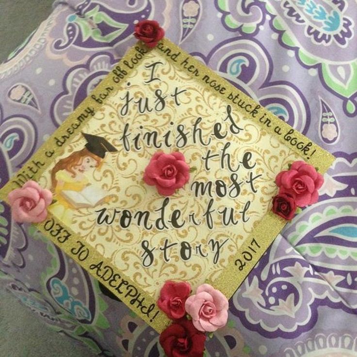 35 Graduation Cap Decorating Ideas For Disney Lovers | Graduation cap ...