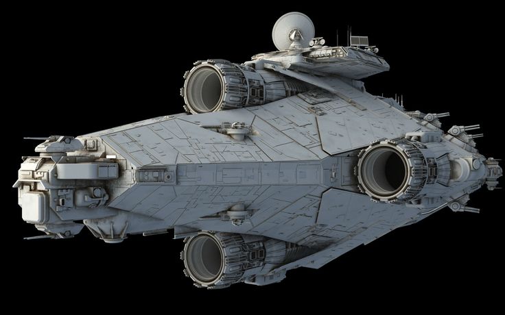 an image of a sci - fi spaceship that is in the shape of a ship