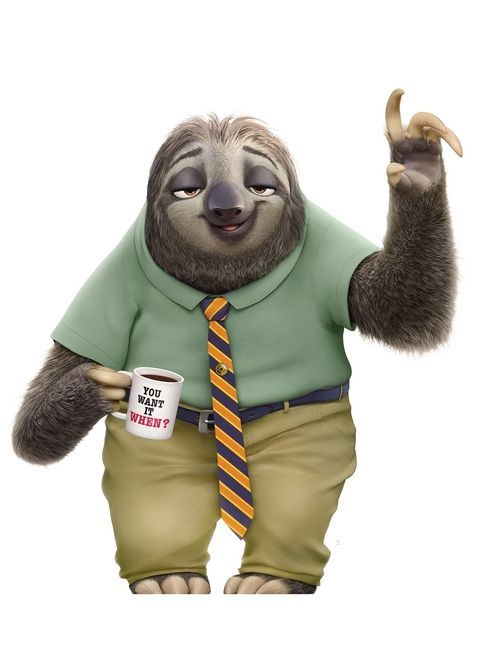 a slotty wearing a tie and holding a coffee cup in one hand while standing on the other