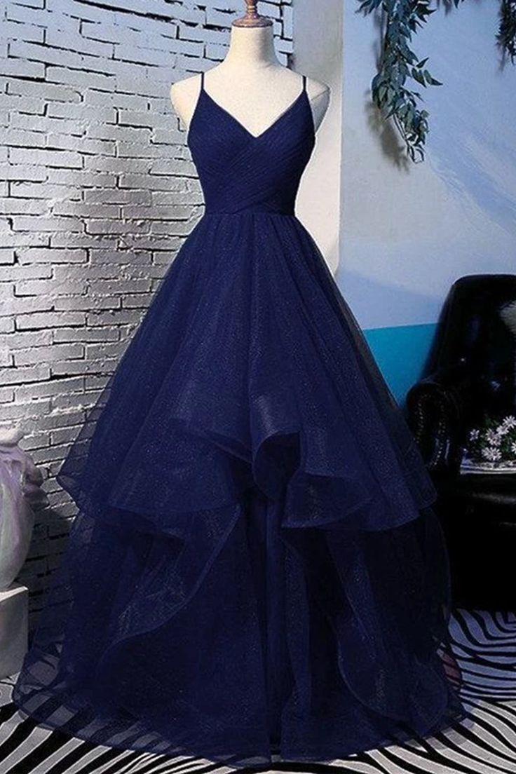 Navy Blue Evening Dress, Sparkly Ball Gown, Blue Long Prom Dress, فستان زهري, Navy Blue Formal Dress, Navy Blue Prom Dress, Blue Formal Dress, Navy Blue Prom Dresses, Princess Prom Dresses