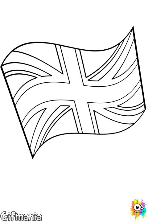 Download Learn the flag of United Kingdom by coloring pages! #flags #unitedkingdom #coloringpages ...