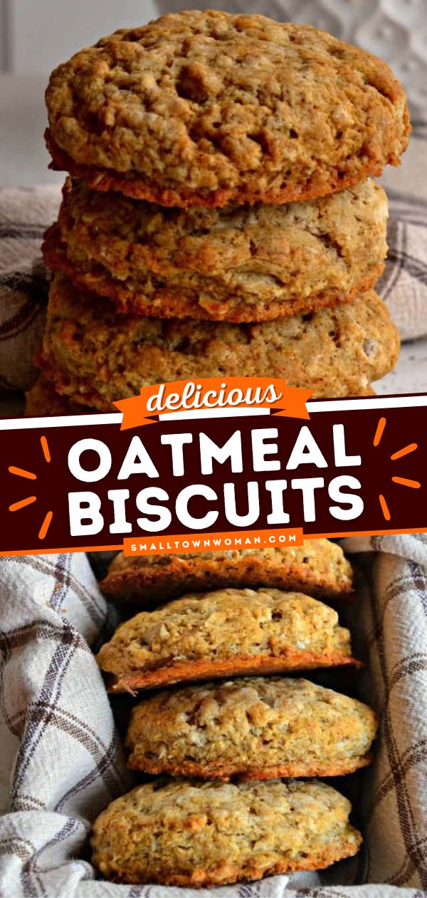 OATMEAL BISCUITS Quick Baked Breakfast, Oatmeal Biscuits Healthy, Oat Milk Biscuits, Oatmeal Breakfast Bread, Best Breakfast Cookies, Breakfast Ideas With Flour, Biscuits For Breakfast Ideas, Ways To Use Oatmeal, Small Breakfast Recipes