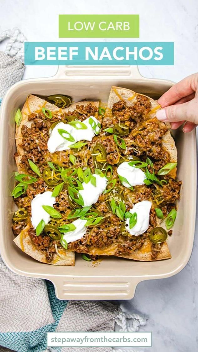 Low Carb Beef Nachos | Low carb, Low carb recipes, Low carb low fat recipes