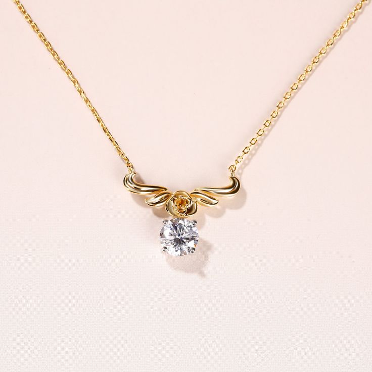 Treat her to a beautiful rose that never fades. Beautifully handcrafted in sterling silver, this rose necklace showcases a round cut shimmering stone hungs under the rose, adding sparkle to the design.She is certain to appreciate this feminine appearance. Wherever she goes, this necklace is a sweet reminder of your love and care next to her heart.Carat Weight: 2.5 ctStone Size: 7 mmStone Type: Jeulia® StoneNumber of Stones: 1 Stone Color: Diamond WhiteStone Shape: RoundCarat Weight: 0.017 ctSton Elegant White Gold Charm Necklaces For Anniversary, Elegant White Gold Charm Necklace For Anniversary, Elegant Rose Gold Solitaire Necklace With Delicate Chain, Elegant White Gold Charm Necklaces For Formal Occasions, Elegant Silver Charm Necklaces With Round Pendant, Elegant Round Pendant Charm Necklaces For Anniversary, Elegant Round Clavicle Chain Charm Necklace, Elegant Round Pendant Charm Necklace For Anniversary, Elegant Clavicle Chain Necklace As A Gift For Her