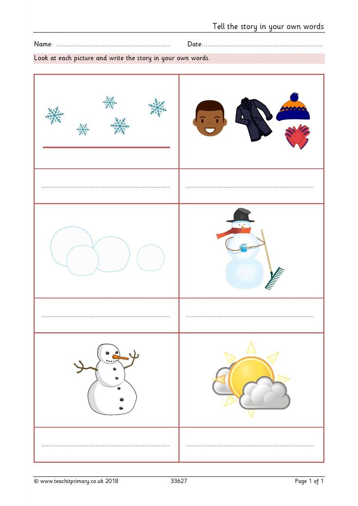 the worksheet for winter words and pictures