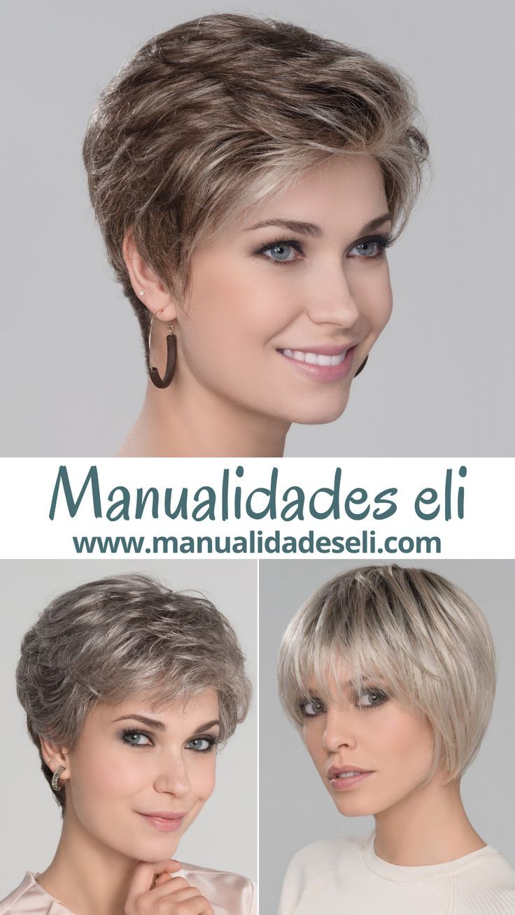 ¡Usa estas ideas y cambia tu look! Son fabulosos cortes de cabello para mujeres mayores de 40 años. Son cortes y colores muy bonitos que te harán ver y sentir genial. Peinados Hair Styles, Cortes De Cabello, Short Hair Pixie Cuts, Grooming Tips, Edgy Short Hair, Short Hairstyles For Thick Hair, Short Hair Over 60, Short Bob Haircuts, Penteado Cabelo Curto