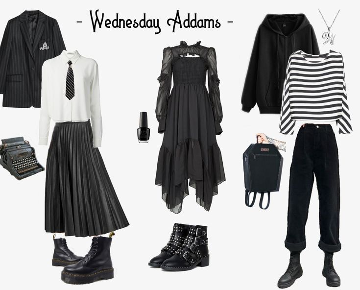 Outfits inspired by the Netflix serie Wednesday, directed by Tim Burton. Dark academia grunge goth vibes. 🕷️ Horror Movies Inspired Outfits, Wednesday’s Outfits, Wendsday Style, Wendsday Addams Outfit, Wensday Addams Inspired Outfit, Wednesday Inspo Outfits, Tim Burton Outfit Inspiration, Netflix Wednesday Addams Outfits, Dark Outfit Inspiration