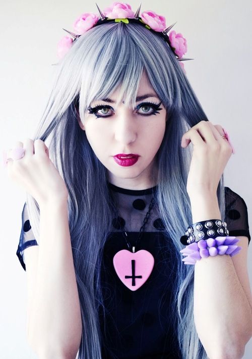 Pastel Cubes | Pastel goth fashion, Pastel goth, Grunge hair