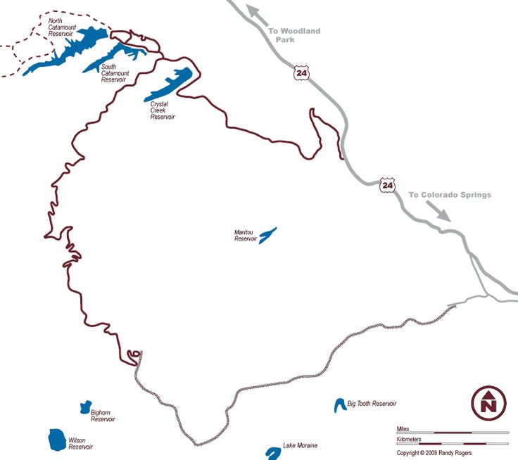 a map showing the location of several lakes