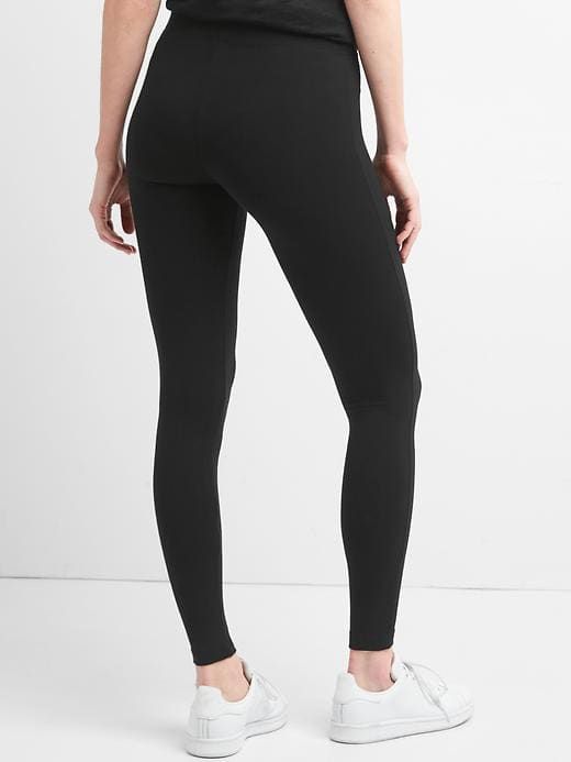 product Casual Stretch Pants With Waistband, Full Length Elastic Elastane Activewear, Sports Leggings With Ribbed Waistband Full Length, Full-length Sports Leggings With Ribbed Waistband, Full Length Sports Leggings With Ribbed Waistband, Full Length Athleisure Leggings With Ribbed Waistband, Full Length Ribbed Waistband Athleisure Leggings, Elastane Gym Bottoms With Elastic Fit, Elastane Gym Bottoms