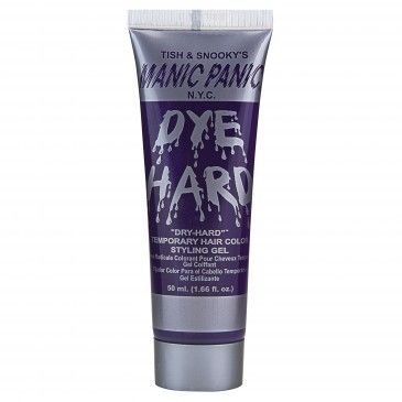 Purple Haze® DYE HARD® Temporary Hair Color Styling Gel 1.66oz Dark Purple Hair Dye, Manic Panic Purple, Manic Panic Hair, Fantasy Hair Color, How To Dye Hair At Home, Dyed Hair Purple, Temporary Hair Dye, Hair Color Options, Purple Dye