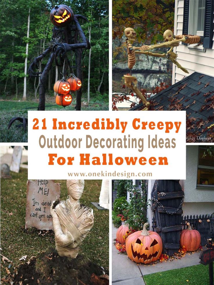 21 Incredibly creepy outdoor decorating ideas for Halloween ...