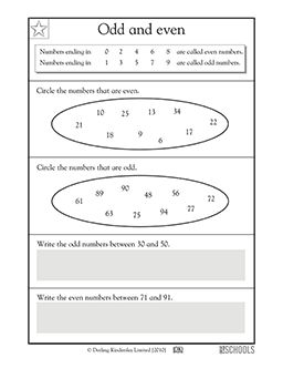 Evens and odds | 2nd grade math worksheets, Math worksheets, Money math ...