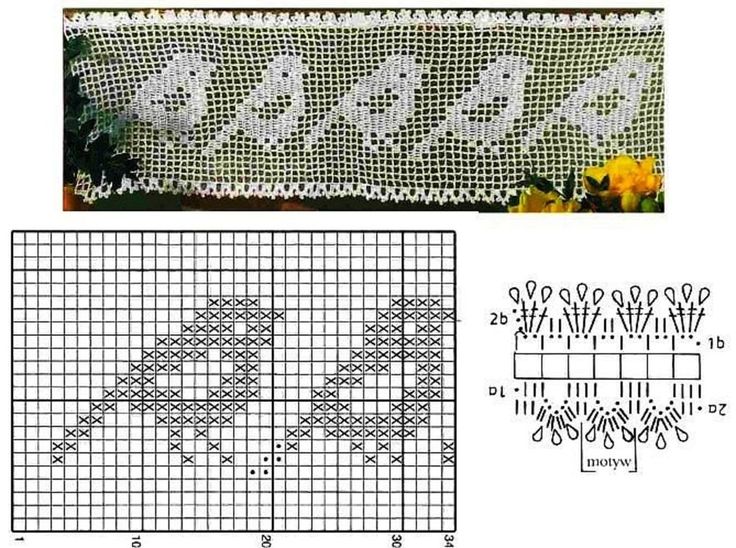 the cross stitch pattern is shown in two different sizes