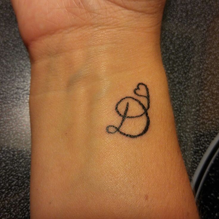 a small tattoo on the wrist of a woman