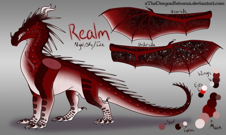 a drawing of a red dragon with its wings open and the words dream written below it