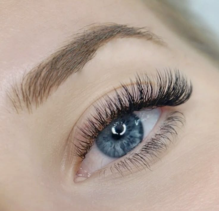 Blue Eyes Lash Extensions, Eyelashes Hybrid, Natural Hybrid Lashes, Hybrid Lashes Extensions, Short Hybrid Lash Extensions, Hybrid Eyelash Extensions, Natural Hybrid Lash Extensions, Natural Looking Lash Extensions, Hybrid Lashes