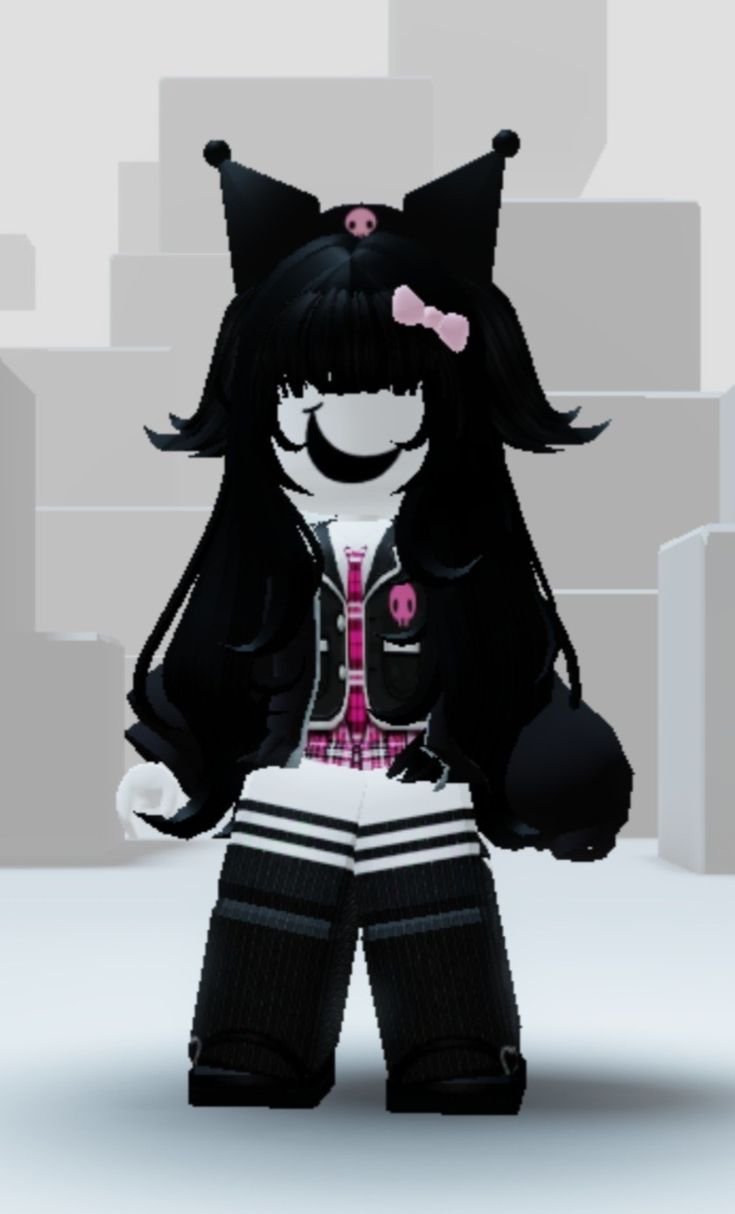 Put me in a roblox story and kuromi outfit in 2023 | Kuromi outfit ...