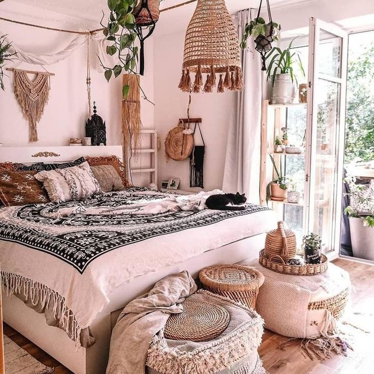 Simple Bohemian Bedrooms