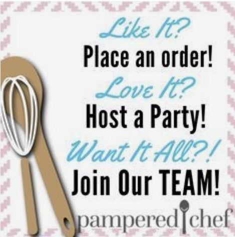 a poster with a whisk on it that says, like it? place an order love it host a party want it all join our team join our team