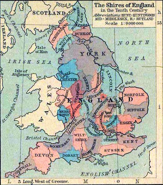 an old map showing the british isles